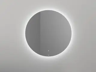 Salini Ombra Зеркало для ванной с LED подсветкой круглое, антизапотевание 60x60h см, цвет: белый 27M0360BH