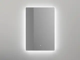 Salini Ombra Зеркало для ванной с подсветкой прямоугольное, антизапотевание 70x90h см, цвет: белый 27M017090BH