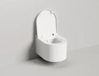 Salini Gemelli Подвесной унитаз S-Stone, округлый, цвет: светлые оттенкиRAL, матовый 240121KMF