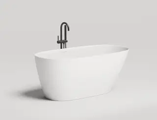 Salini Sofia Ванна из S-Sense отдельностоящая 150x75 см, цвет: RAL полностью глянцевый 102518GF