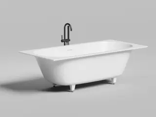 Salini Ornella Axis Kit Ванна S-Stone встраиваемая 190x90 см, цвет: белый матовый 103522M