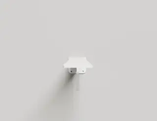 Salini Кронштейн стальной комплект 40 см, цвет: белый матовый 1903301M