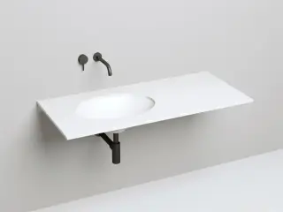 Salini Marea 11 Раковина встраиваемая снизу овальная 55x40 см, матовый, цвет: RAL 1802211MF