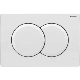 Geberit Delta 20 Кнопка смыва для инсталляции, пластиковая, цвет: белый глянцевый 115.100.11.1