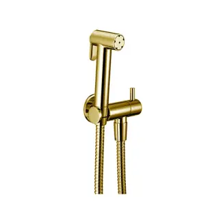 Cisal Shower Гидроершик, со шлангом 120 см, вывод с держателем, цвет: 24K Gold A300790024
