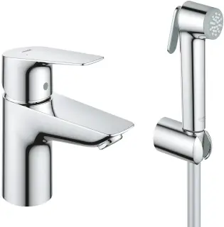 Grohe StartEdge Смеситель для раковины с гигиеническим душем, цвет: хром 23773001