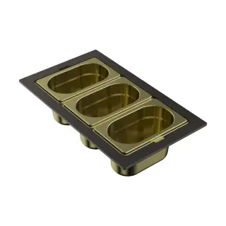 Omoikiri DC-04-3-LG Контейнер нержавеющая сталь цвет: светлое золото 4999089