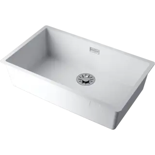 Omoikiri Yamakawa 75-Integra-WH Кухонная мойка Artceramic 75,6x45,6 см, цвет: белый 4997277