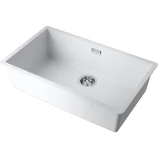 Omoikiri Yamakawa 75T-Integra-WH Кухонная мойка Tetogranit 75,6x45,6 см, цвет: белый 4997279