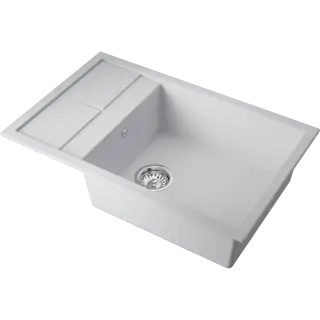 Omoikiri Sumi 78A-LB-WH Кухонная мойка Artceramic 78x50 см, цвет: белый 4997100