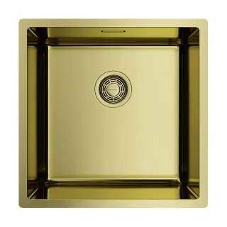 Omoikiri Tadzava 44-U/I Ultra-LG Кухонная мойка нерж. сталь 44x44 см, цвет: светлое золото 4993264