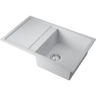 Omoikiri Sumi 79A-WH Кухонная мойка Artceramic 79x50 см, цвет: белый 4997096