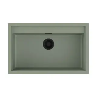 Omoikiri Sintesi 79-WG Кухонная мойка Artceramic 79x50 см, цвет: wind green 4997138