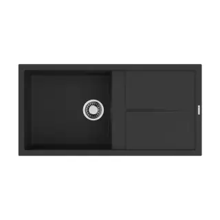 Omoikiri Sumi 100A-GB Кухонная мойка Artceramic 100x50 см, цвет: графит 4997109