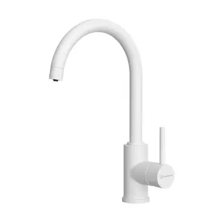 Omoikiri Shinagawa 2 Plus-WH Смеситель для кухни с возм. подключить фильтр, цвет: белый 4994404