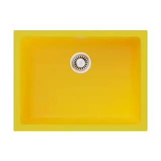 Omoikiri Okinoshima 61-U/I-SL Matt Кухонная мойка Natceramic 61x46 см, цвет: sicilian lemon 4993134