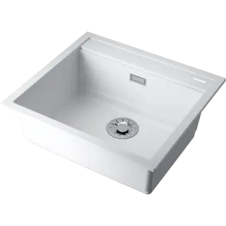 Omoikiri Kitagawa 57-WH Кухонная мойка Artceramic 57x51 см, цвет: белый 4993303