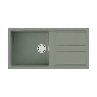 Omoikiri Kitagawa 100-WG Кухонная мойка Artceramic 100x51 см, цвет: wind green 4993251