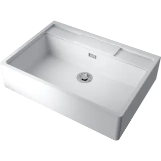 Omoikiri Kinokawa 90-WH Кухонная мойка Artceramic 90x63,5 см, цвет: белый 4993853