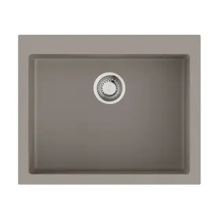Omoikiri Bosen 61A-GR Кухонная мойка Artceramic 61x50 см, цвет: leningrad grey 4993825