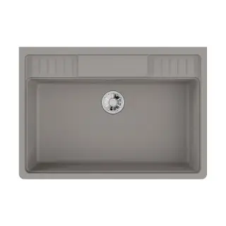 Omoikiri Kinokawa 90-GR Кухонная мойка Artceramic 90x63,5 см, цвет: leningrad grey 4993854