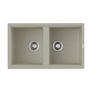 Omoikiri Tedori 86-2-EV Кухонная мойка Tetogranit 86x51 см, цвет: эверест 4993930