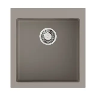 Omoikiri Bosen 47A-GR Кухонная мойка Artceramic 47x50 см, цвет: leningrad grey 4993816
