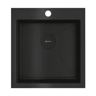 Omoikiri Akisame 46-GB Кухонная мойка нерж. сталь 46x51 см, цвет: графит 4997012