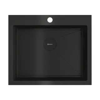 Omoikiri Akisame 59-GB Кухонная мойка нерж. сталь 59x51 см, цвет: графит 4997014