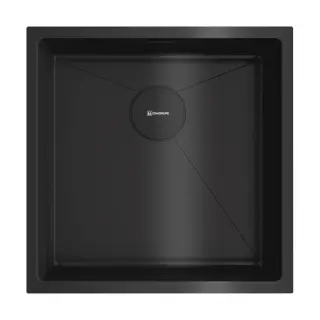 Omoikiri Taki 44-U/IF-GB Кухонная мойка нерж. сталь 44x44 см, цвет: графит 4997017