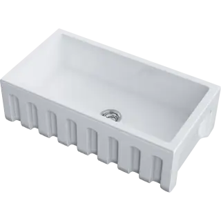 Omoikiri Mikura 83-WH Glossy Кухонная мойка Natceramic 84x46 см, цвет: белый 4993259