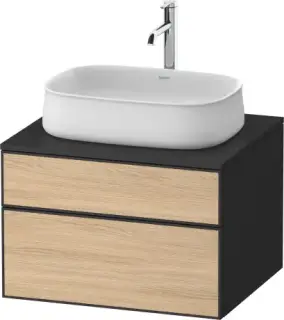 Duravit Zencha Тумба под раковину 65x55x44,2h см, цвет: дуб натур./графит супермат. ZE4820030800000