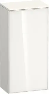 Duravit Zencha Шкаф подвесной 40х24х81,9h см, цвет: белое стекло/белый суперматовый ZE1350R64840000