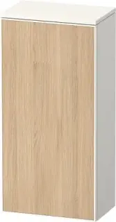Duravit Zencha Шкаф подвесной 40х24х81,9h см, цвет: дуб натуральный/белый супермат. ZE1350L30840000
