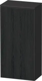 Duravit Zencha Шкаф подвесной 40х24х81,9h см, цвет: дуб черный/графит суперматовый ZE1350L16800000