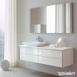 Duravit XViu Зеркало подвесное с подсветкой и подогрев. 142x80h см, цвет: Champagne Matt XV70460B1B1