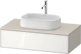 Duravit Zencha Тумба 100x55x28,1h см, цвет: белое стекло/cеро-коричн. супермат. ZE4811064830000