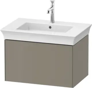 Duravit White Tulip Тумба под раковину 68,4x45,8x41h см, цвет: каменно-серый глянц. WT42410H2H2