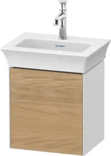Duravit White Tulip Тумба под раковину 38,4x29,8x41h см, цвет: белый глянц./дуб натур. WT4240LH585