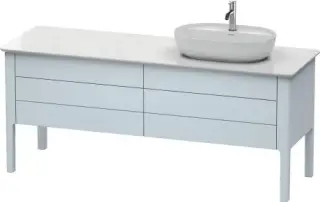 Duravit Luv Тумба под столешницу напольная 173,3x57x74,3h см, цвет: светло-голубой LU9568R9797