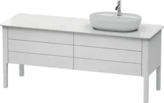 Duravit Luv Тумба под столешницу напольная с 4-мя ящиками 173,3x57x74,3h см, цвет: белый LU9568R3636