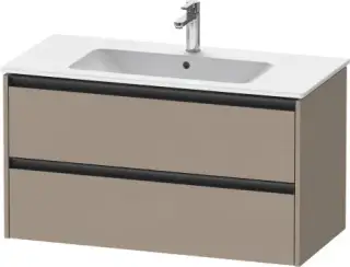 Duravit Ketho.2 Тумба под раковину подвесная с 2-мя ящиками 101x48x55h см, цвет: лен K25264075750000
