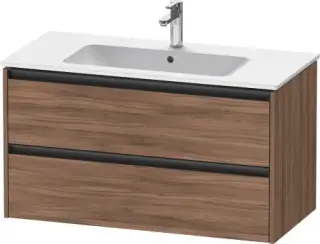 Duravit Ketho.2 Тумба под раковину с 2-мя ящ. 101x48x55h см, цвет: орех натур. K25264079790000