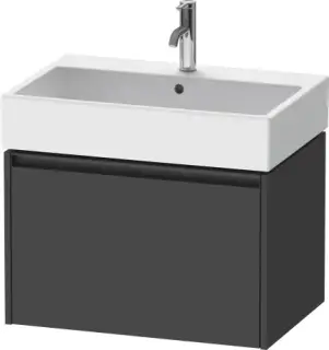 Duravit Ketho.2 Тумба под раковину с 1-им ящ. 68,4x46x44h см, цвет: графит мат. K25076049490000