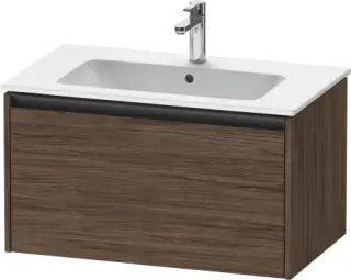 Duravit Ketho.2 Тумба под раковину с 1-им ящ. 81x48x44h см, цвет: орех темн. K25063021210000