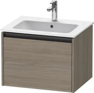 Duravit Ketho.2 Тумба под раковину подвесн. с 1-им ящ. 61x48x44h см, цвет: дуб терра K25062035350000