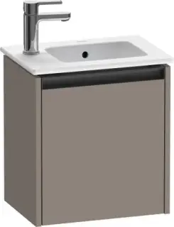 Duravit Ketho.2 Тумба под раковину подвесная 41x29,2x44h см, цвет: базальт матовый K25060R43430000