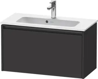 Duravit Ketho.2 Тумба под раковину с 1-им ящ. 81x39x44h см, цвет: графит супермат. K25056080800000