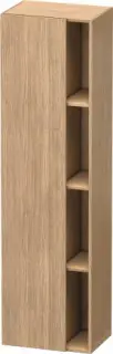Duravit DuraStyle Шкаф-пенал подвесной 50х36x180h см, цвет: дуб европейский/белый мат. DS1249L5218