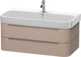 Duravit Happy D.2 Тумба под раковину с 2-мя ящ. 97,5x48x38h см, цвет: дуб кашемировый H2636601111
